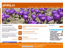 Tablet Screenshot of pridej.cz